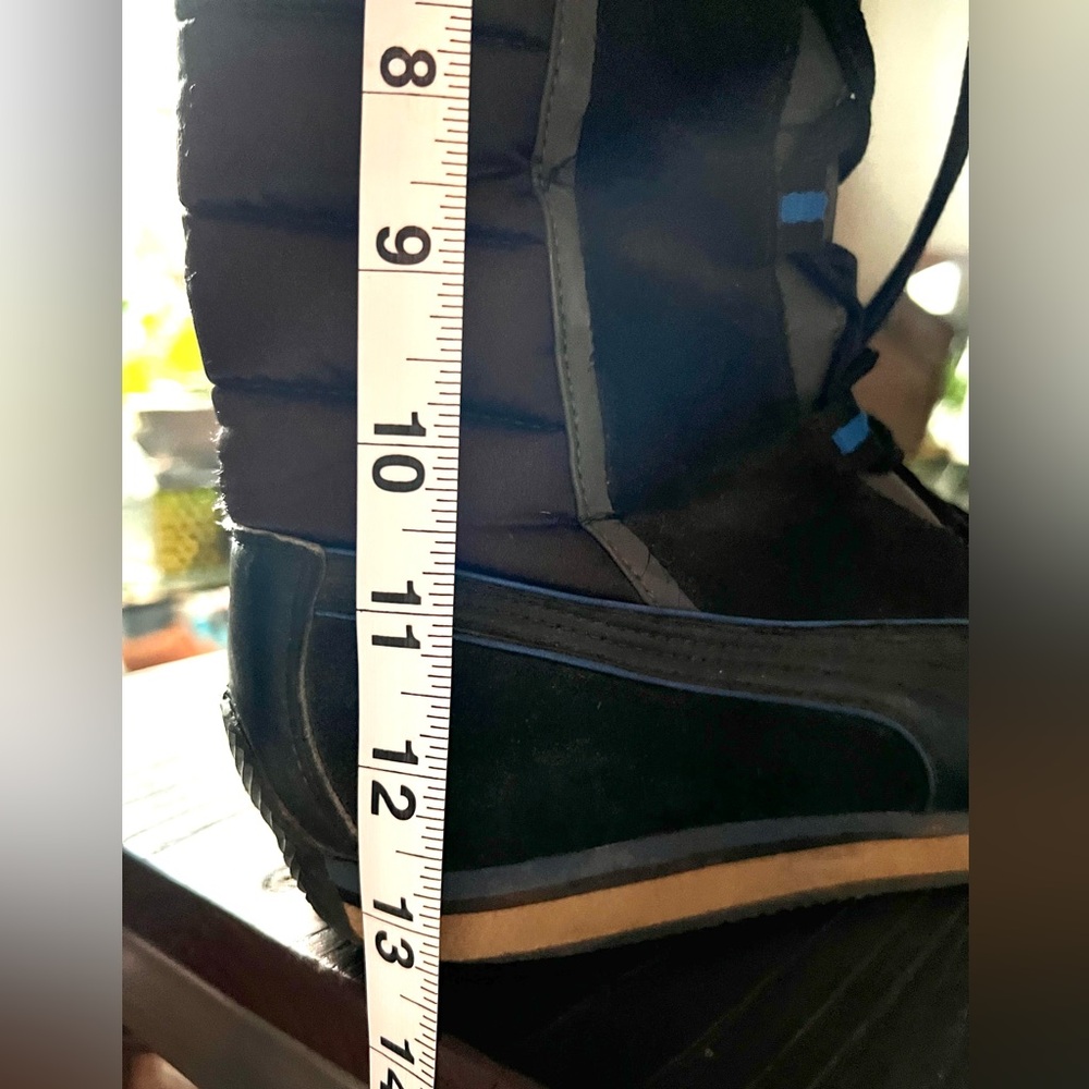 Puma Black Shoe Label with White Tag and Multicolor Logo - Picture 7 of 10